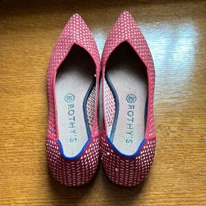Rothy’s size 9.5 Red Apple Honeycomb. Very good condition.